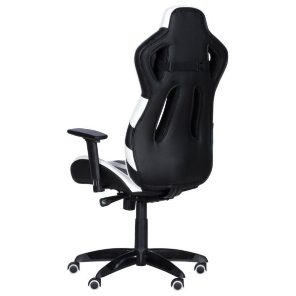 Геймърски стол SPRINTER - черен-бял - Technomani