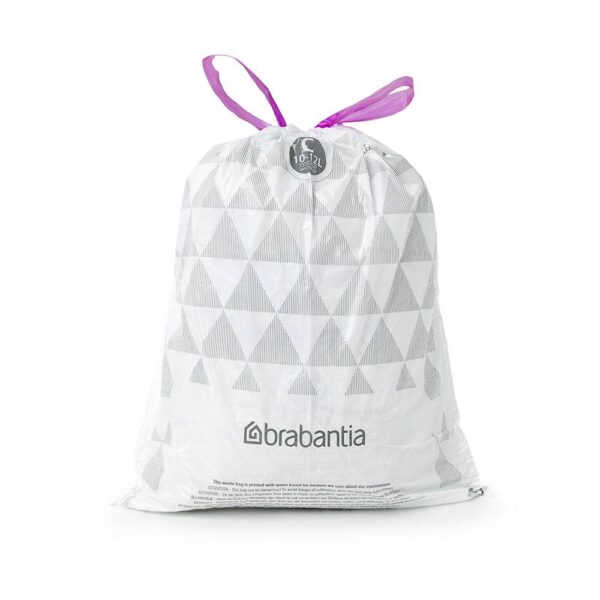Торба за кош Brabantia PerfectFit Sort&Go/Touch N размер C, 10-12L, 40 броя, пакет - Technomani