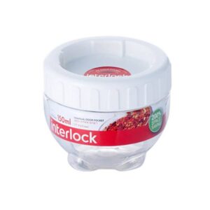 Буркан Lock & Lock Interlock INL201W 150ml, бял - Technomani