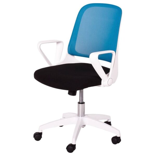 Работен офис стол Carmen 7033 - синьо - черен - Technomani