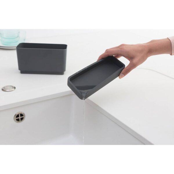 Органайзер за мивка Brabantia SinkSide Dark Grey - Technomani