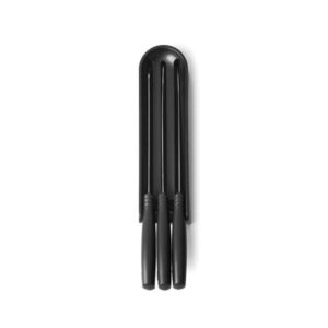 Блок с 3 ножа Brabantia Tasty+ Dark Grey - Technomani