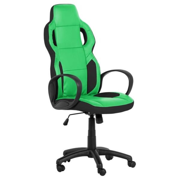 Геймърски стол Carmen 7510 - черно-зелен - Technomani