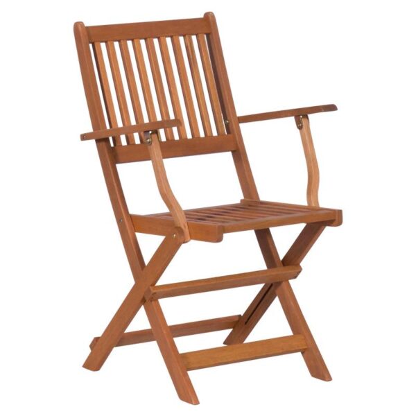 Сгъваем дървен градински стол MIKA - Technomani