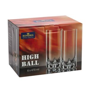 Чаша за вода Bohemia Royal Trio 470ml, 6 броя - Technomani