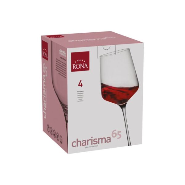 Чаша за вино Rona Charisma 6044 650ml, 4 броя - Technomani