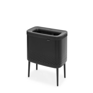 Кош за пране Brabantia Bo 60L, Matt Black - Technomani