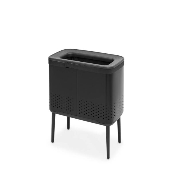 Кош за пране Brabantia Bo 60L, Matt Black - Technomani