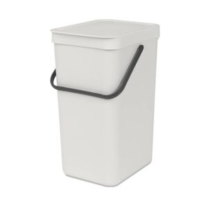 Кош за смет за разделно събиране Brabantia Sort&Go 16L, Light Grey - Technomani