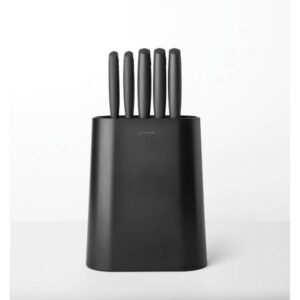 Блок с 5 ножа Brabantia Tasty+ Dark Grey - Technomani