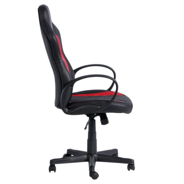 Геймърски стол Carmen 7525 - черно-червен - Technomani