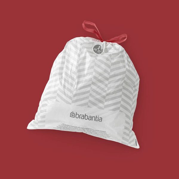Торба за кош Brabantia PerfectFit Sort&Go/Bo размер J, 20-25L, 10 броя, ролка - Technomani