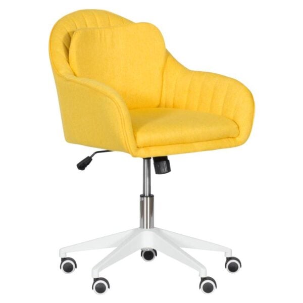 Офис кресло Carmen 2014 - жълто - Technomani