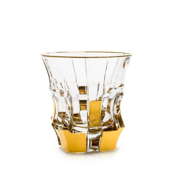 Чаша за уиски Bohemia 1845 Cascade Gold 300ml, 6 броя - Technomani