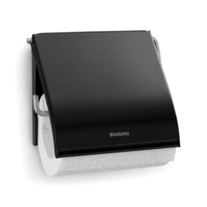 Държач за тоалетна хартия Brabantia ReNew Matt Black - Technomani