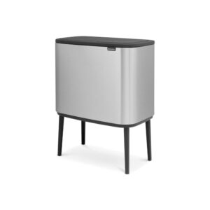 Кош за смет Brabantia Bo Touch 3x11L, Matt Steel Fingerprint Proof - Technomani