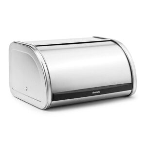 Кутия за хляб Brabantia Roll Top Medium Matt Steel, средна - Technomani