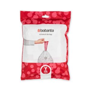 Торба за кош Brabantia PerfectFit NewIcon N размер Y, 20L, 40 броя, пакет - Technomani