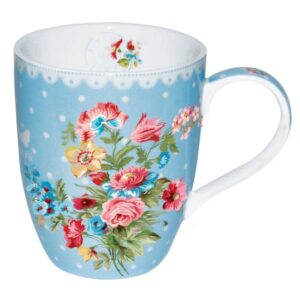 Чаша за чай и мляко Easy Life Design Le Jardin Secret R0941-JAFB 350ml - Technomani