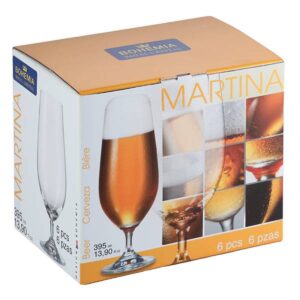 Чаша за бира Bohemia Royal Martina 395ml, 6 броя - Technomani