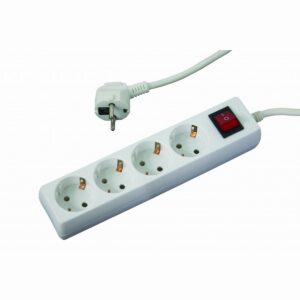 Разклонител 4 гнезда с кабел 1.5m х1.5mm2 с ключ MK Разклонител 4 гнезда с кабел 1.5m х1.5mm2 с ключ MK - Technomani