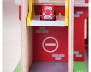 Bigjigs – Дървен паркинг с гараж Bigjigs – Дървен паркинг с гараж - Technomani