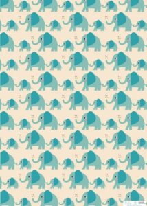 Rex London – Опаковъчна хартия – Слончето Елвис - Technomani