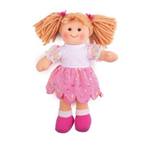 Bigjigs – Детска мека кукла – Дарси – 25 см - Technomani