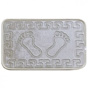 Килим за баня Chilai Home 359CHL433 Килим за баня Chilai Home 359CHL433, Антибактериални кадифени нишки, 40x60 см - Technomani