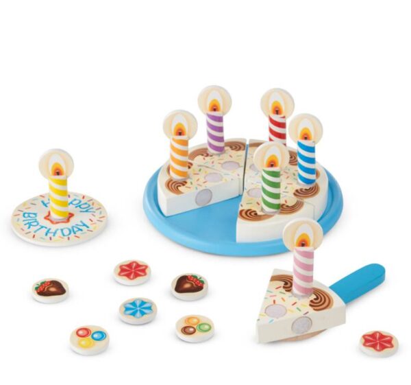 Melissa & Doug – Дървен комплект – Направи празнична сметанова торта - Technomani
