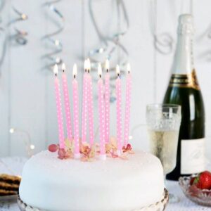 Rex London – Комплект свещи за рожден ден – Розови  - Technomani