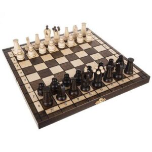 Дървена игра – Шах и Дама в едно - Technomani