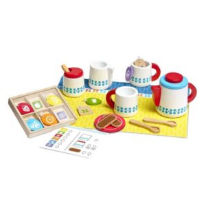 Melissa & Doug – Дървен сервиз за чай Melissa & Doug – Дървен сервиз за чай - Technomani