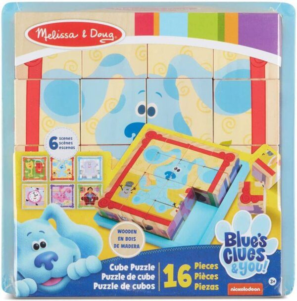 Melissa & Doug – Дървен пъзел с кубчета Blue's Clues and You - Technomani