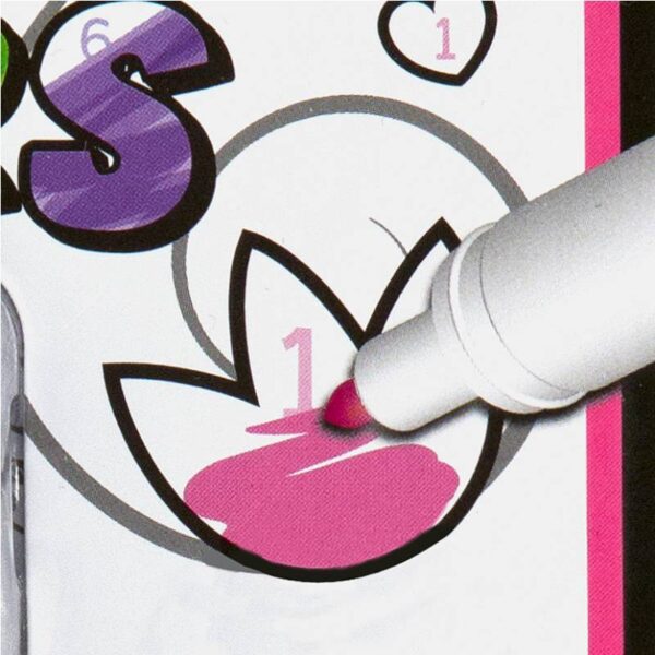 Melissa & Doug – Книжка за оцветяване по номера – Розова  - Technomani