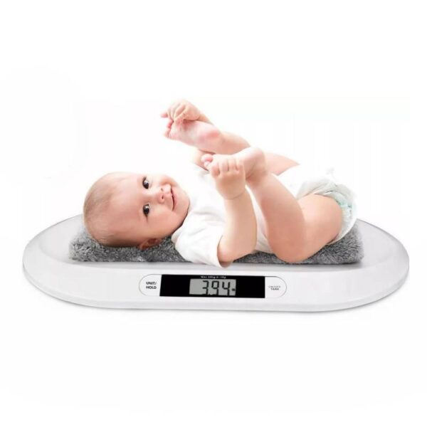 Бебешка везна Esperanza Bebe EBS019, до 20 кг, LCD екран, Функция HOLD, Бял - Technomani