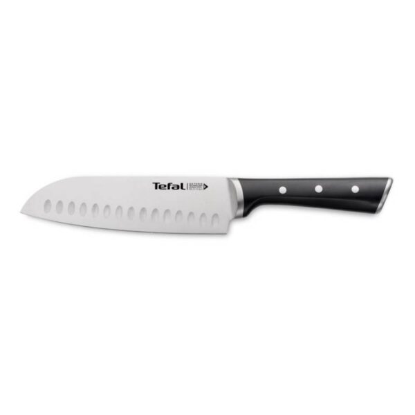 Готварски нож Tefal K2320614 Ice Force, 18 см, Неръждаема стомана, Сребрист/Черен - Technomani