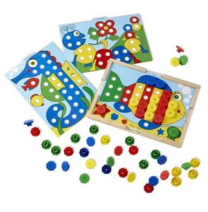 Melissa & Doug – Цветна мозайка – Сортирай по цветове - Technomani