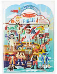Melissa & Doug – Книжка със стикери за многократна употреба – Пиратски кораб Melissa & Doug – Книжка със стикери за многократна употреба – Пиратски кораб - Technomani