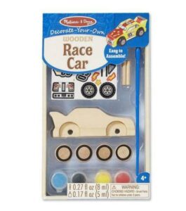 Melissa & Doug – Креативен комплект – Оцвети дървена състезателна количка Melissa & Doug – Креативен комплект – Оцвети дървена състезателна количка - Technomani