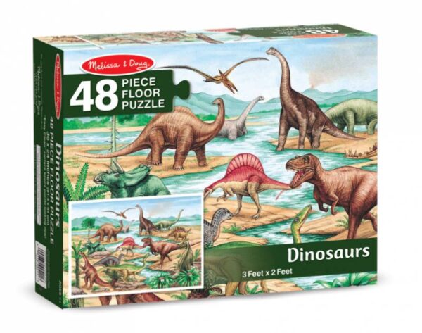Melissa & Doug – Пъзел за под – Динозаври – 48 части - Technomani