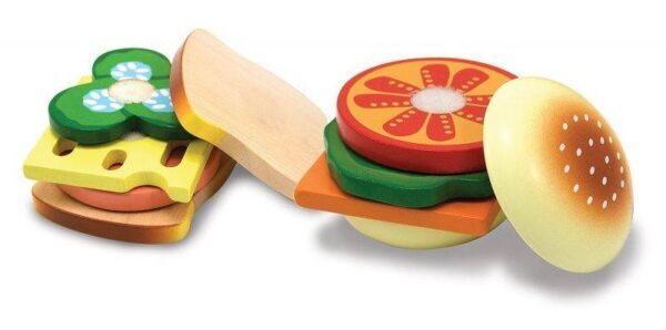 Melissa & Doug – Дървен комплект – Направи си сандвичи - Technomani