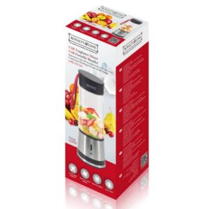 Преносим USB блендер Royalty Line RL-UBP-125 Преносим USB блендер Royalty Line RL-UBP-125, 125W, 300ml, 4 ножа, Сребрист/Черен - Technomani