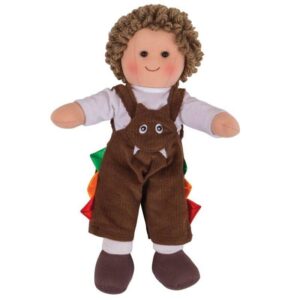 Bigjigs – Мека кукла – Джак – 25 см Bigjigs – Мека кукла – Джак – 25 см - Technomani
