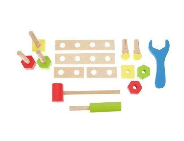 Дървена кутия с инструменти – Малкият майстор - Technomani