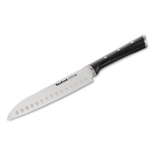 Готварски нож Tefal K2320614 Ice Force, 18 см, Неръждаема стомана, Сребрист/Черен - Technomani