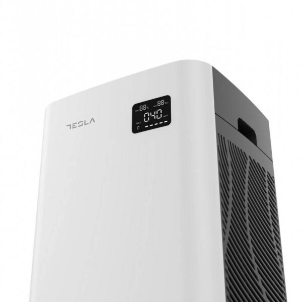 Пречиствател на въздух Tesla Tapa 9, 85W, До 96 м2,HEPA филтър, Таймер, Sleep mode, Бял - Technomani