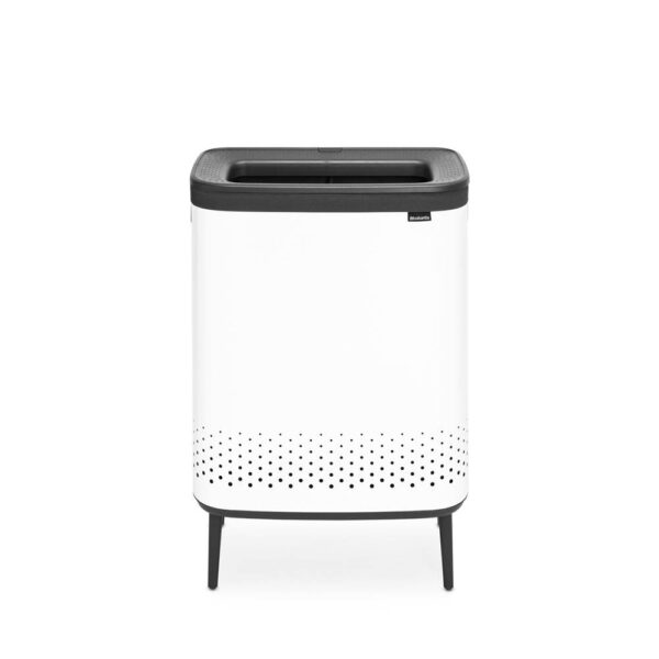 Кош за пране Brabantia Bo 2x45L, White - Technomani