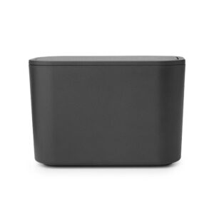 Кошче за отпадъци за баня Brabantia MindSet Dark Grey - Technomani