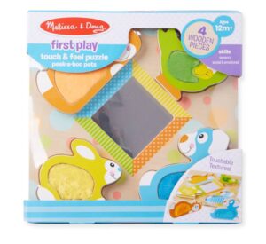 Melissa & Doug – Дървен пъзел за осезание с животни – Докосни и отгатни Melissa & Doug – Дървен пъзел за осезание с животни – Докосни и отгатни - Technomani